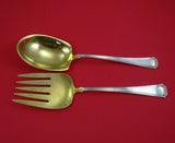 Cortland by Lunt Sterling Silver Salad Serving Set 2pc All Sterling GW 8 1/2"