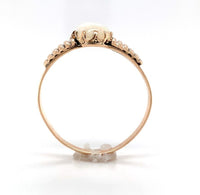 8k Yellow Gold Victorian Genuine Natural Opal Ring Size 7.25 Jewelry (#J6357)