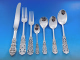 Valdres by Marthinsen Norway Sterling Silver Flatware Set Service 88 pcs Dinner