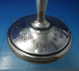 Black Starr and Frost Sterling Silver Candlestick Pair Bright-Cut #108 (#5460)