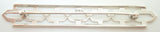 Arts and Crafts Sterling Hammered Geometric Bar Pin (#J2702)