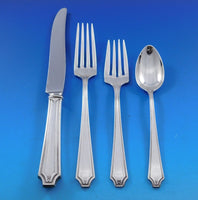 King Albert by Whiting Sterling Silver Flatware Set for 12 Service 59 pieces