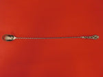 Dominick and Haff Sterling Silver Claret Ladle w/Twist Handle Pcd Grapes 16" #35