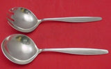 Cypress by Georg Jensen Sterling Silver Salad Serving Set 2pc FH AS Orig 9 3/4"