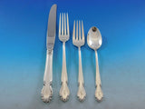 Wedding Bells by International Sterling Silver Flatware Set Service 61 pc S mono