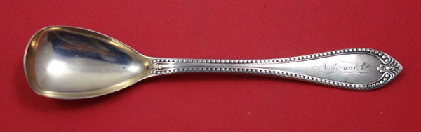 Beaded by Vanderslice Sterling Silver Sugar Spoon Tear Drop Shape 6 7/8"