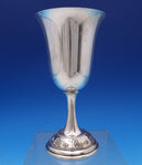 Rose Point by Wallace Sterling Silver Water Goblet #4640-9 7" x 3 1/4" (#7902)