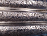 Japanese .950 Silver Cigar Case Bright-Cut 5 5/8" x 3 1/4" x 7/8" (#8310)