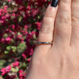 14k Yellow Gold Wedding Band with White Gold Center Size 5.75 Ring (#J6621)