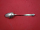 English Georgian Sterling Silver Serving Spoon London 1783  8 1/8"