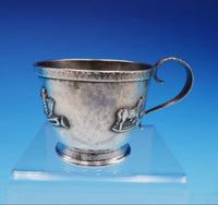 Whiting Sterling Silver Baby Cup Hand Hammered with Applied Toys #2540A (#3520)