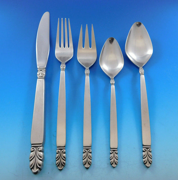Norse by International Stainless Steel Flatware Set for 12 Service 66 pieces