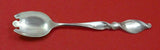 Silver Swirl by Wallace Sterling Silver Ice Cream Dessert Fork Custom Made 6"