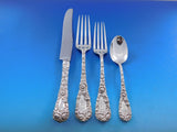 Chrysanthemum by Durgin Sterling Silver Flatware Set for 12 Service 154 Pieces