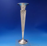 J. Wagner and Son Sterling Silver Vase #1537 Weighted 12 1/2" x 3 3/4" (#7134)