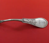Gem by Schulz and Fischer Sterling Silver Gravy Ladle Bright-Cut Stippled 8"