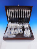 Palm by Tiffany & Co Sterling Silver Flatware 12 Set 54 pcs Dinner EGB Monogram