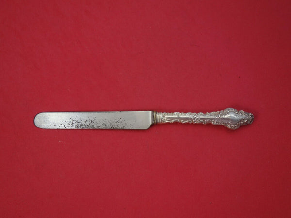 Watteau by Durgin Sterling Silver Breakfast Knife Silverplate Blunt 8 1/4"
