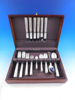 Triade by Christofle France Silverplated Flatware Set 6 Service 48 pcs Dinner