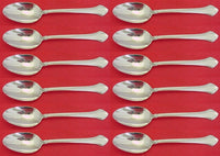 French Regency by Wallace Sterling Silver Teaspoon Set 12 pieces 6"