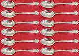 French Regency by Wallace Sterling Silver Teaspoon Set 12 pieces 6"