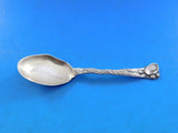 Pattern Unknown by Wallace Sterling Silver Oyster Spoon Shell and seaweed 4 1/2"