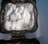 Dutch Sterling Silver Box Square Hand Engraved .84 ozt. 1/2" x 2" (#4939)