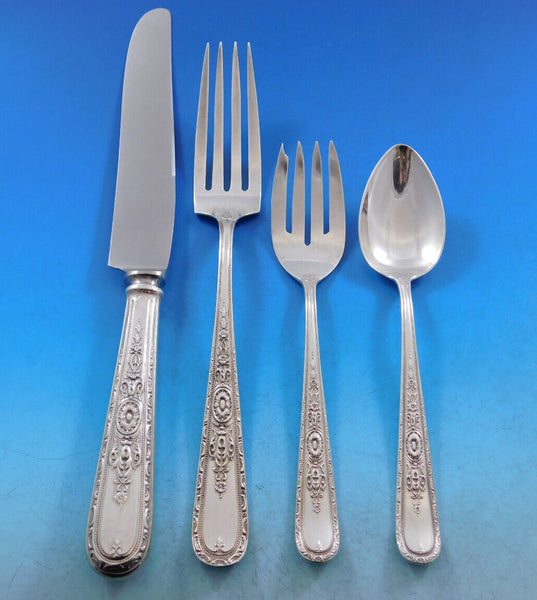 Lady Sterling by Weidlich Sterling Silver Flatware Set Service 60 pieces Dinner