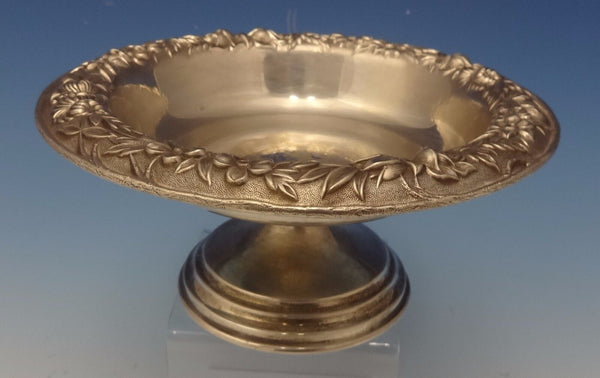 Repousse by Kirk Sterling Silver Compote Raised 6 1/4" Diameter #409A (#0542)