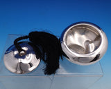 Elsa Peretti by Tiffany and Co Sterling Silver Serving Bowl w/Cover Tassle #8212