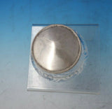 Beaded by Unknown Sterling Silver and Cut Glass Tea Caddy 4" x 3" c.1915 (#5406)