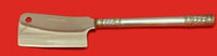Aegean Weave Gold by Wallace Sterling Silver Cheese Cleaver HHWS Custom 7 3/8"