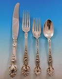 Violet by Wallace Sterling Silver Flatware Service for 8 Set 77 pcs no monograms