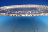 Repousse by Kirk Sterling Silver Drink/Wine/Martini Serving Tray #100 BC (#8519)