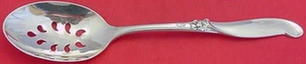 Silver Melody by International Sterling Silver Serving Spoon Pcd 9-Hole Custom