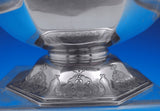 Buccellati Sterling Silver Tea Set 5pc Coffee, Tea, Sugar, Creamer, Tray (#8934)