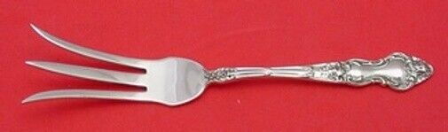 Meadow Rose by Wallace Sterling Silver Lemon Fork 4 3/4" Serving Vintage