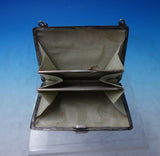 William Kerr Sterling Silver Purse 48" Long Chain #2870 3 1/4" x 2 1/2" (#6038)