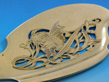 Posen German 800 Silver Fish Server Pierced Fish & Seaweed 11 1/4" Art Nouveau