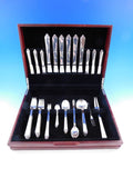 Pyramid by Georg Jensen Sterling Silver Flatware Set 6 Service 56 pieces Dinner