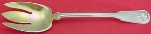Shell and Thread by Tiffany and Co Sterling Silver Salad Serving Fork GW 10"