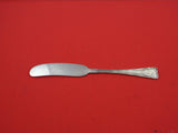 Lap Over Edge Acid Etched by Tiffany Sterling Butter Spreader FH 6" Fisher Plant