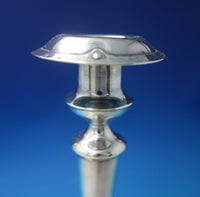 Fourteenth Century by Shreve Sterling Silver Candlestick Pair 8 1/2" (#5582)