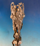 Silver Tussie Mussie Posey Posy Holder with Birds Lily of the Valley (#J1327)