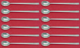 Hampton by Tiffany and Co Sterling Silver Iced Tea Spoon Set 12 pieces 7 5/8"