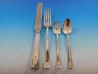 Carthage by Wallace Sterling Silver Flatware Set 12 Service 124 Pcs Dinner Chest