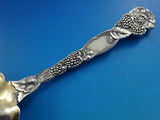 Blackberry by Tiffany and Co Sterling Silver Berry Spoon GW Leaf Shape 8 1/2"