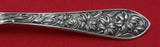 Easter Lily by Frank Whiting Sterling Silver Salad Serving Set Heavy 2pc 9 1/4"