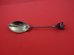 Morning Glory by Gorham Sterling Silver Berry Spoon GW BC 3-D Art Silver 9 1/2"