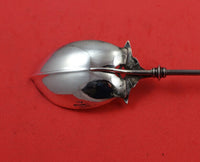 Morning Glory by Gorham Sterling Silver Sugar Spoon GW 3-D Art Silver 7"